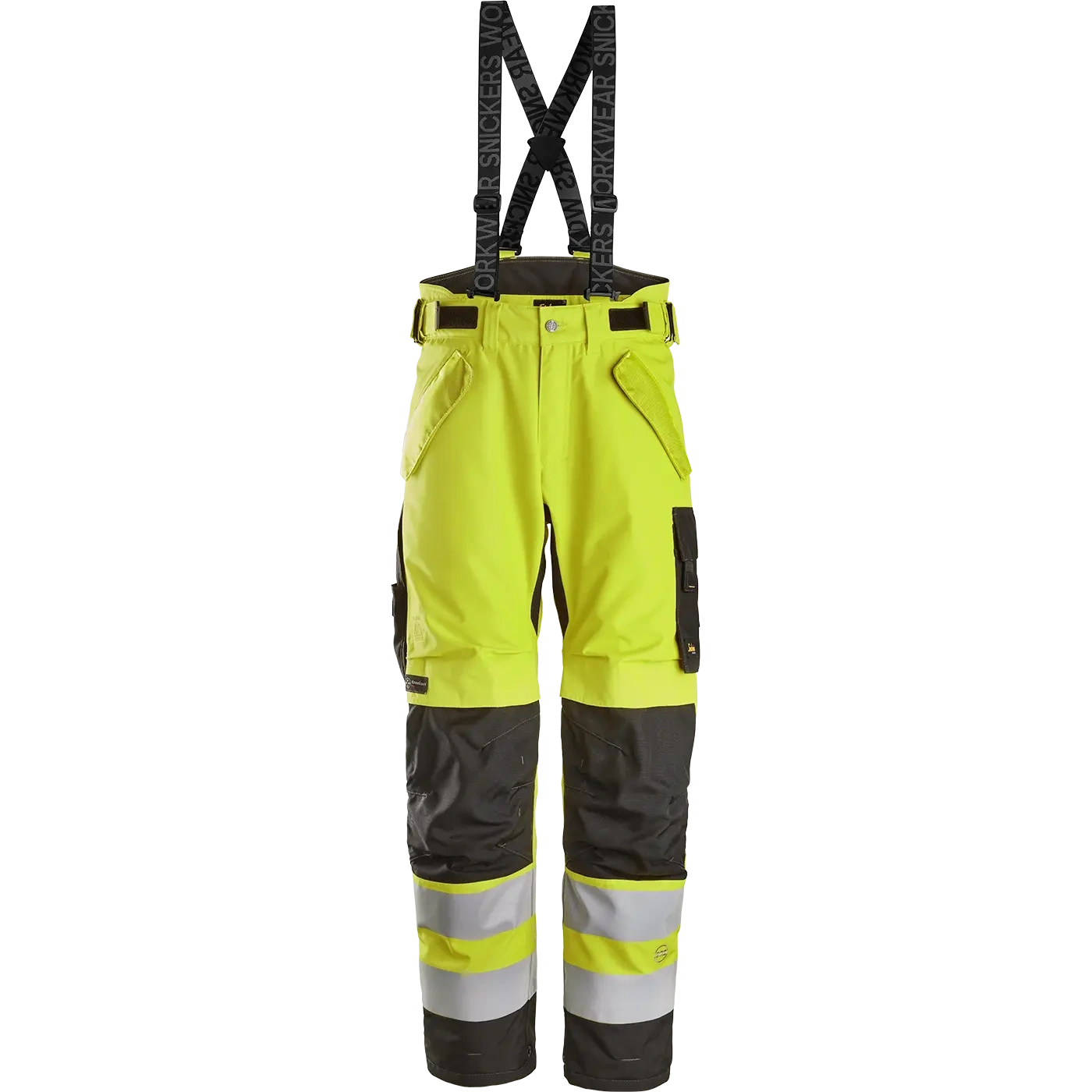 Vandeniui nelaidžios žieminės kelnės Snickers Workwear AllroundWork Hi-Vis