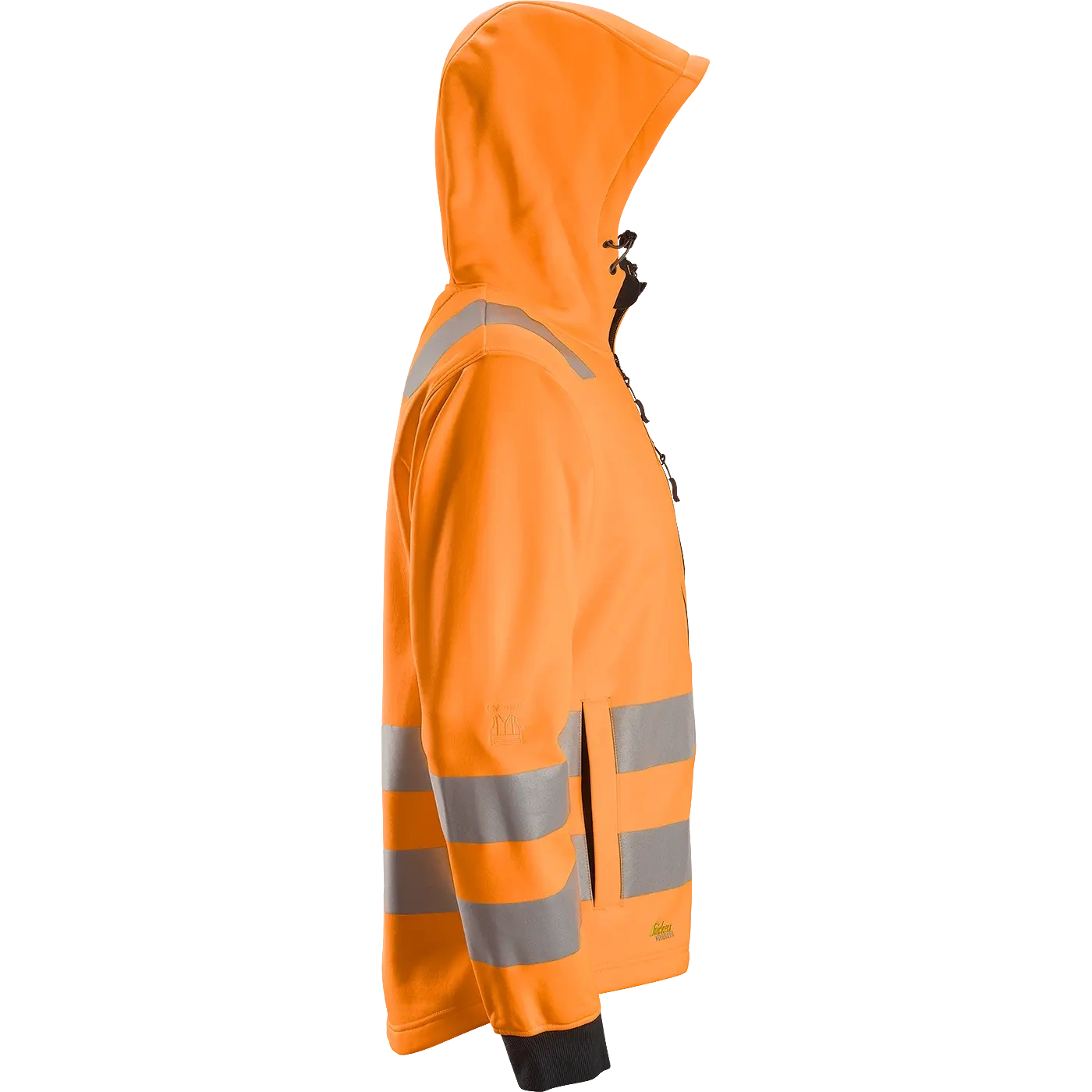 Džemperis su kapišonu Snickers Workwear AllroundWork Hi-Vis
