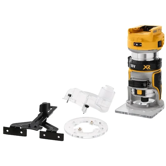 Akumuliatorinė kantų freza DeWALT DCW600N, 18V