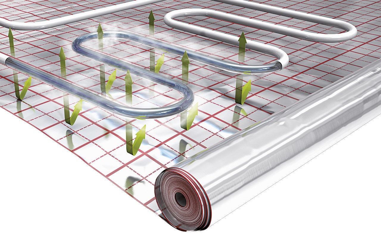 Plėvelė šildomoms grindims Strotex Hotfloor, 1x25m