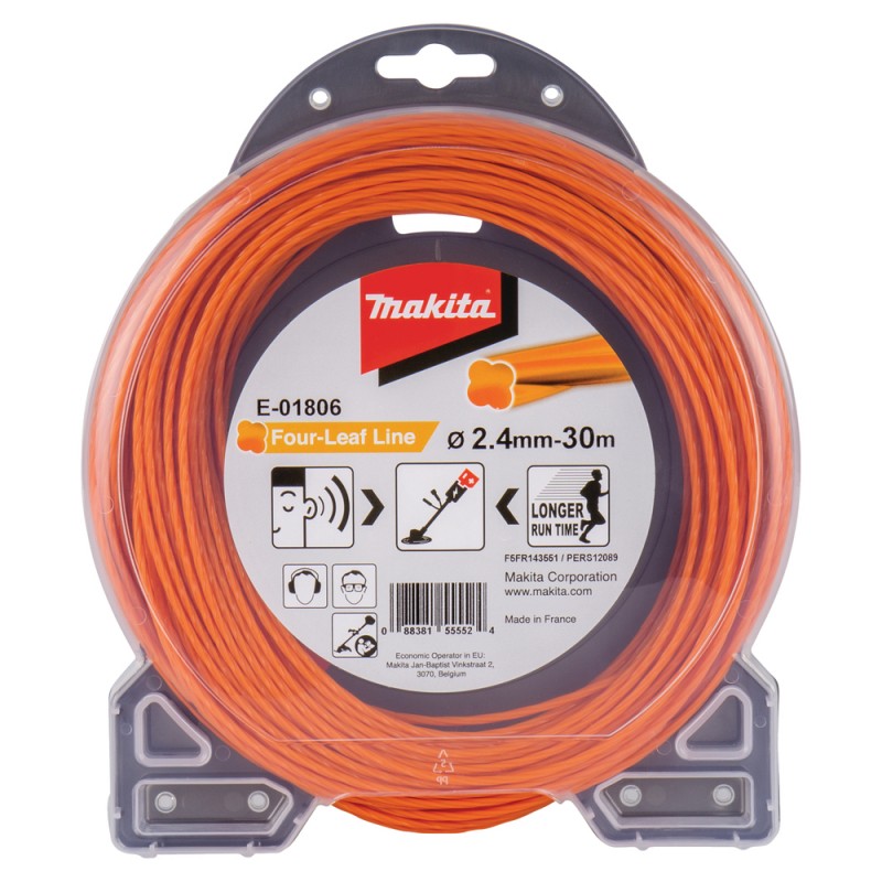 Ovalinės spiralės valas MAKITA 2,4 mm x 30 m