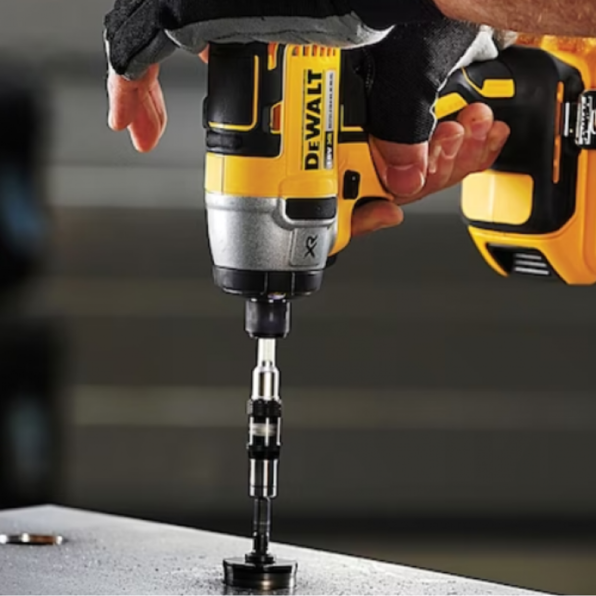DeWALT lankstomas laikiklis + antgalių suktuvams komplektas (10 vnt.)