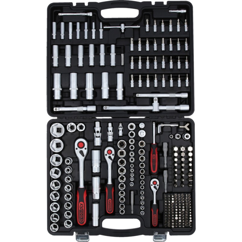 255 dalių terkšlių ir galvučių rinkinys KS TOOLS