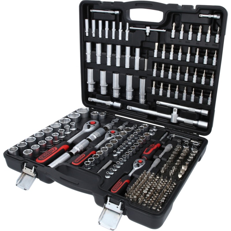 255 dalių terkšlių ir galvučių rinkinys KS TOOLS
