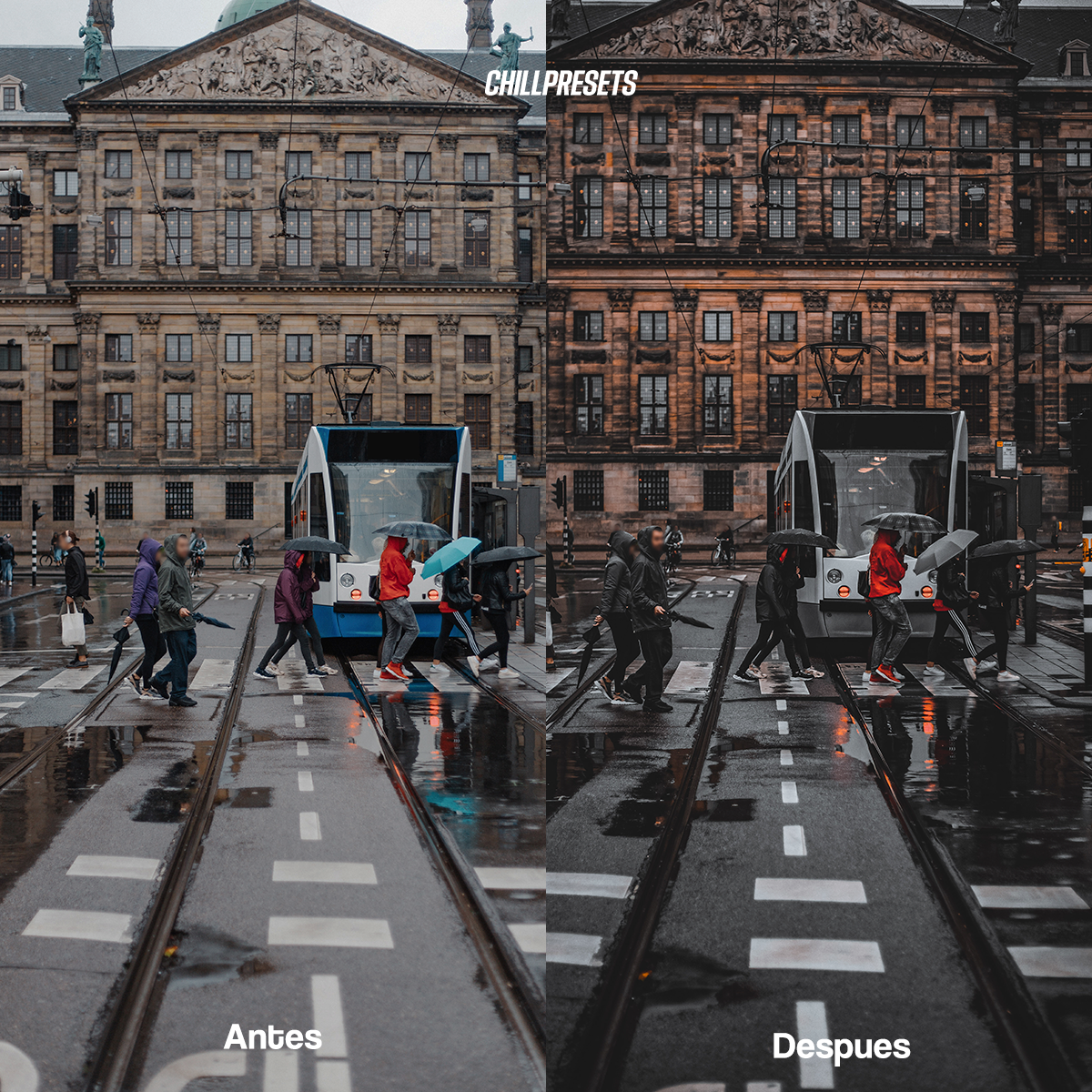 Orange Urban - Mobile Presets