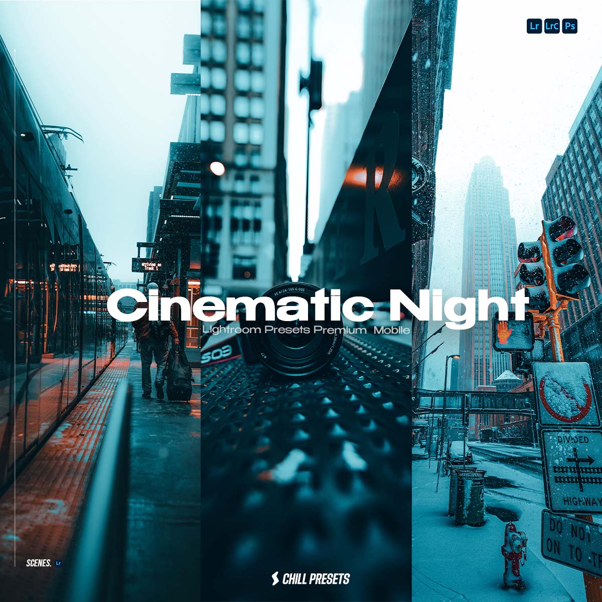 Cinematic Night Presets - Mobile Lightroom