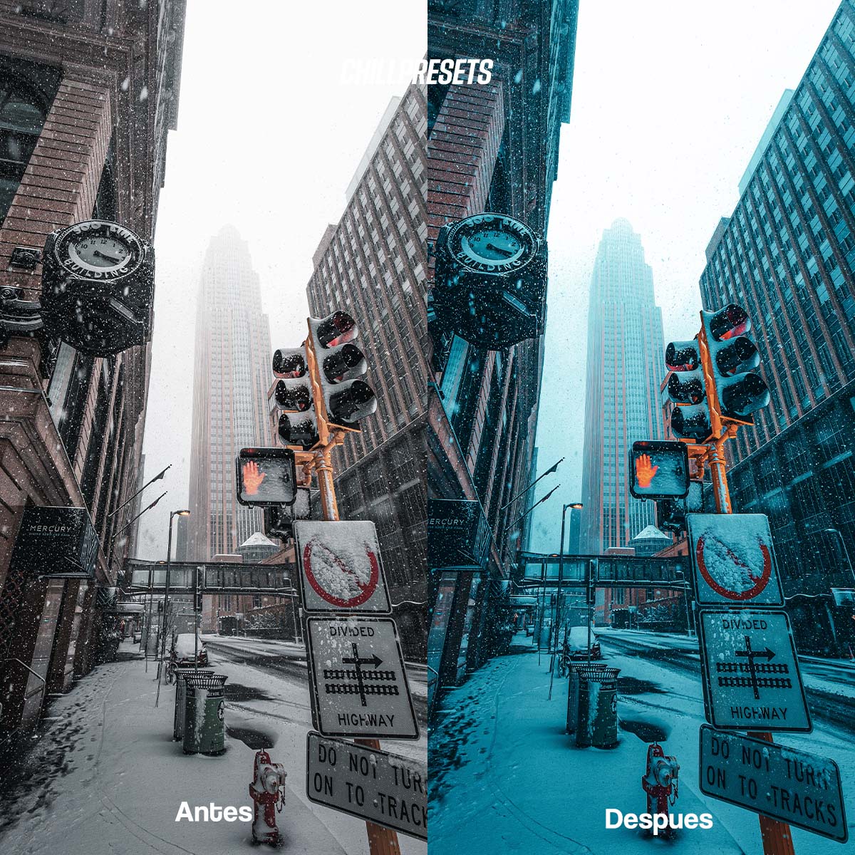 Cinematic Night Presets - Mobile Lightroom