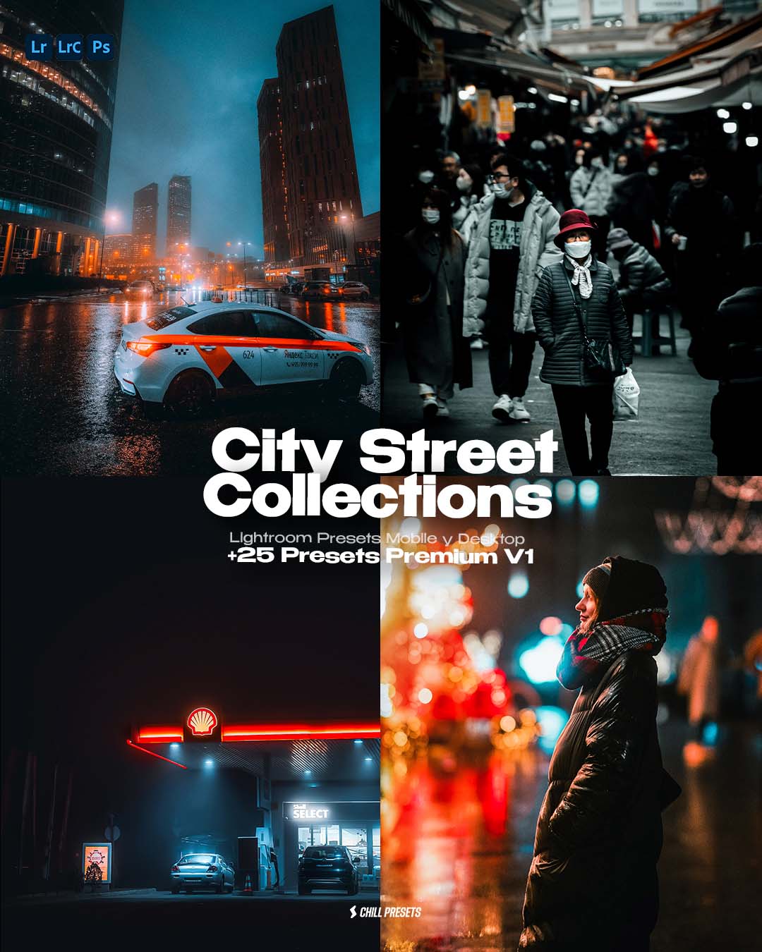 City Street & Cinematic V1 - Lightroom Presets