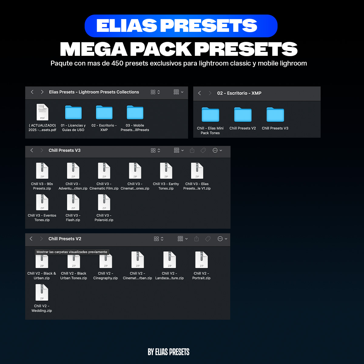 ELIAS PRESETS LIGHTROOM TONES