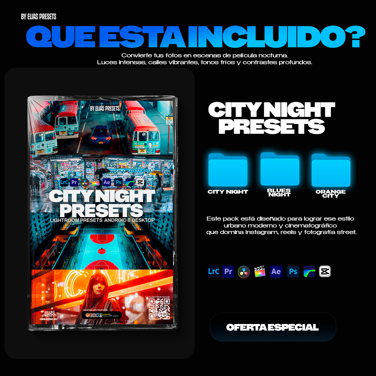 Night City Lightroom Presets