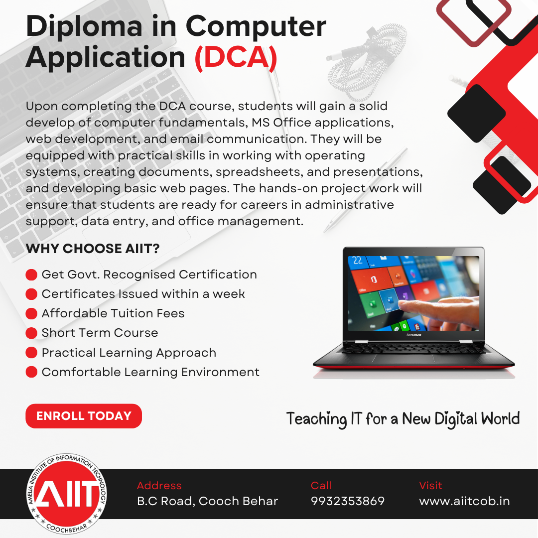 Diploma in Computer Application (DCA)