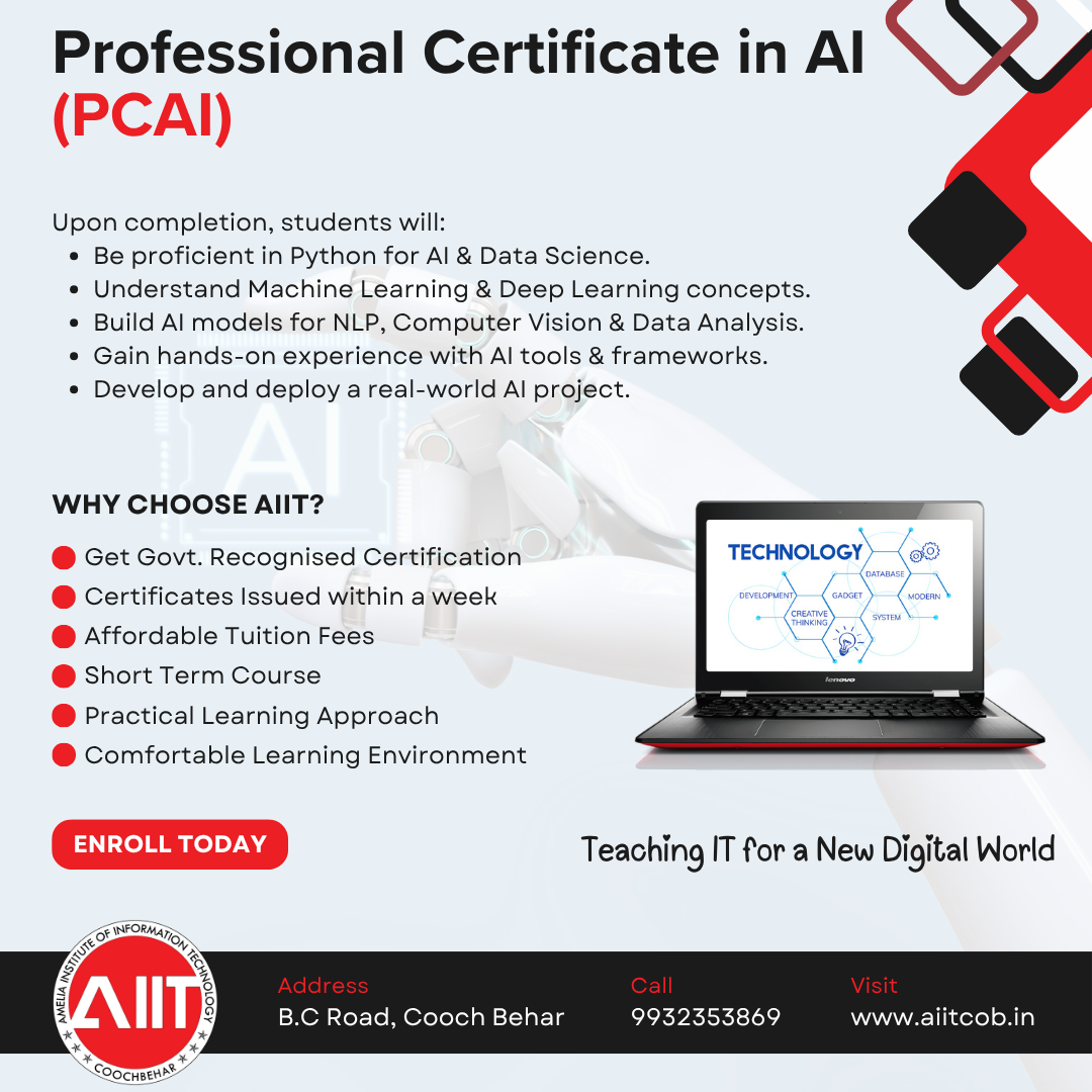 Professional Certificate in AI (PCAI)