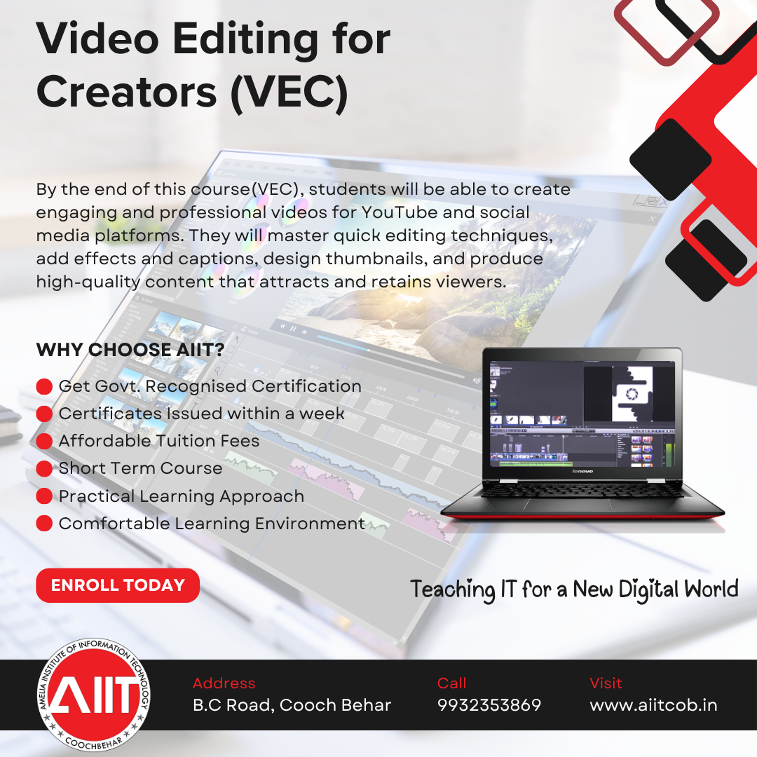 Video Editing for Creators (VEC)
