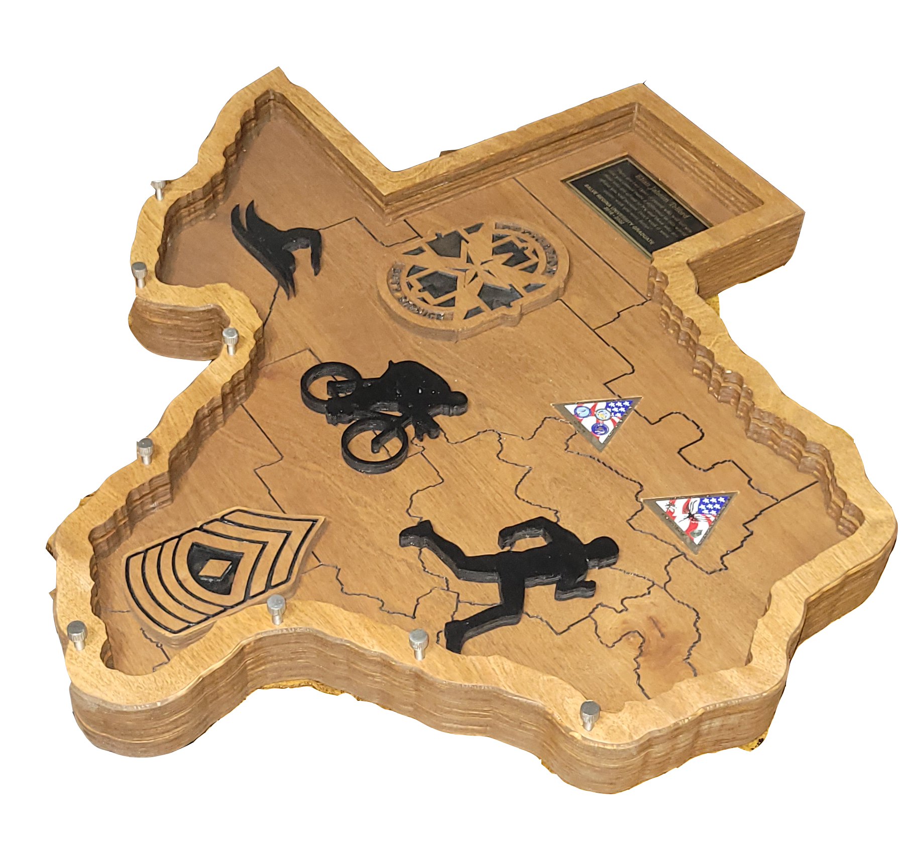 TEXAS SHAPED TRIATHLON CASE