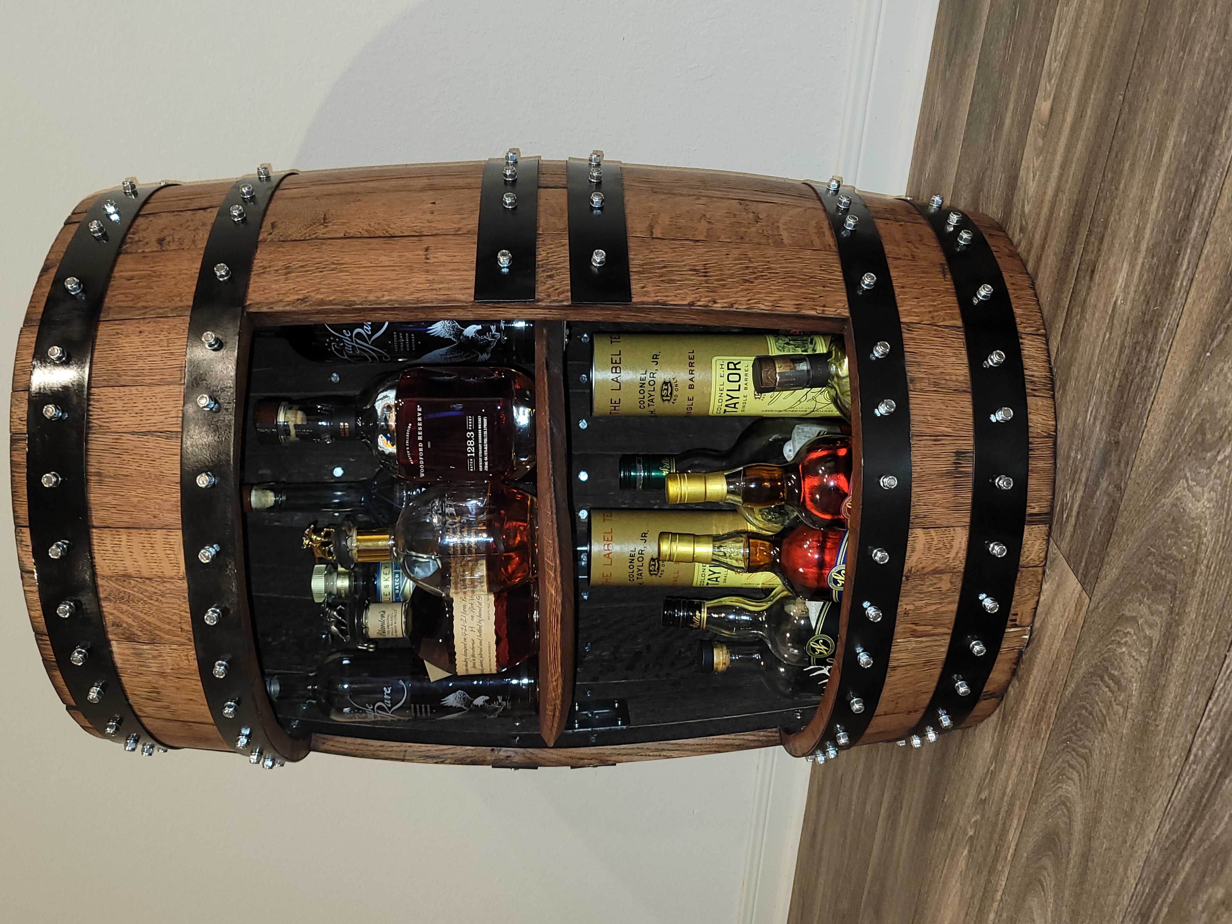 BOURBON BARREL WHISKY CABINET