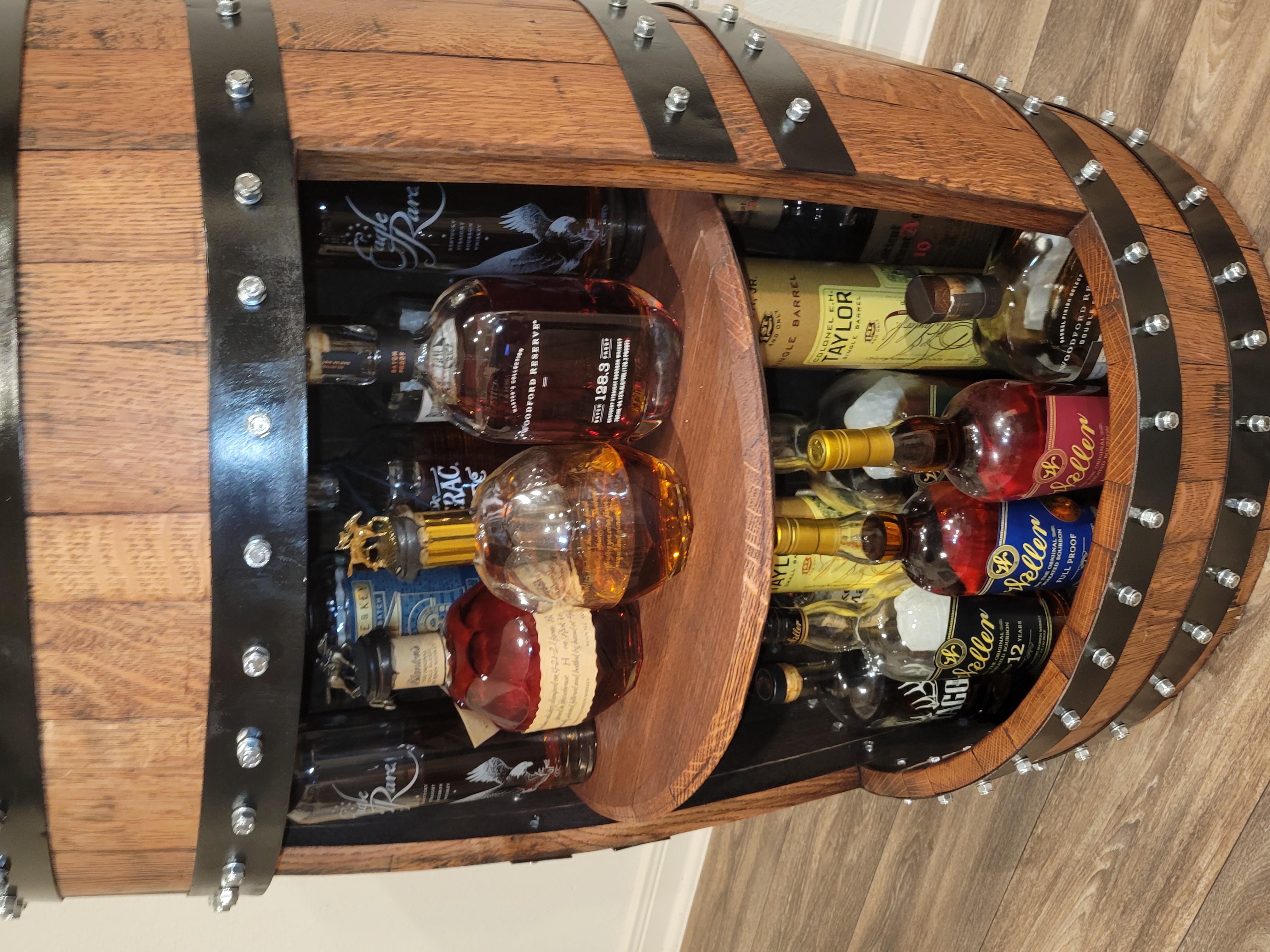 BOURBON BARREL WHISKY CABINET