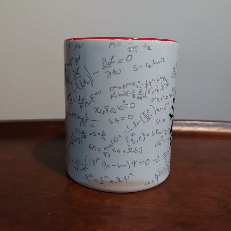 Caneca Uai Física vermelha