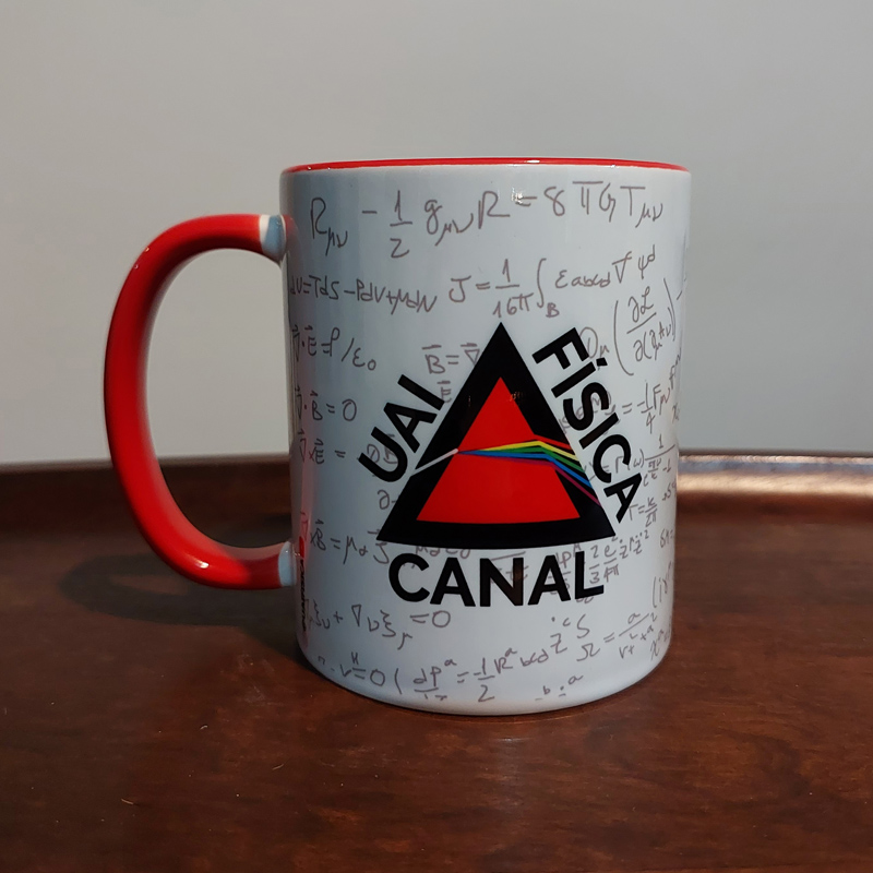 Caneca Buraco Negro vermelha
