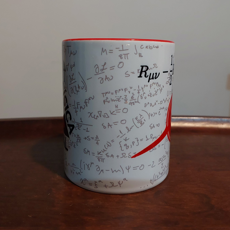 Caneca Buraco Negro vermelha