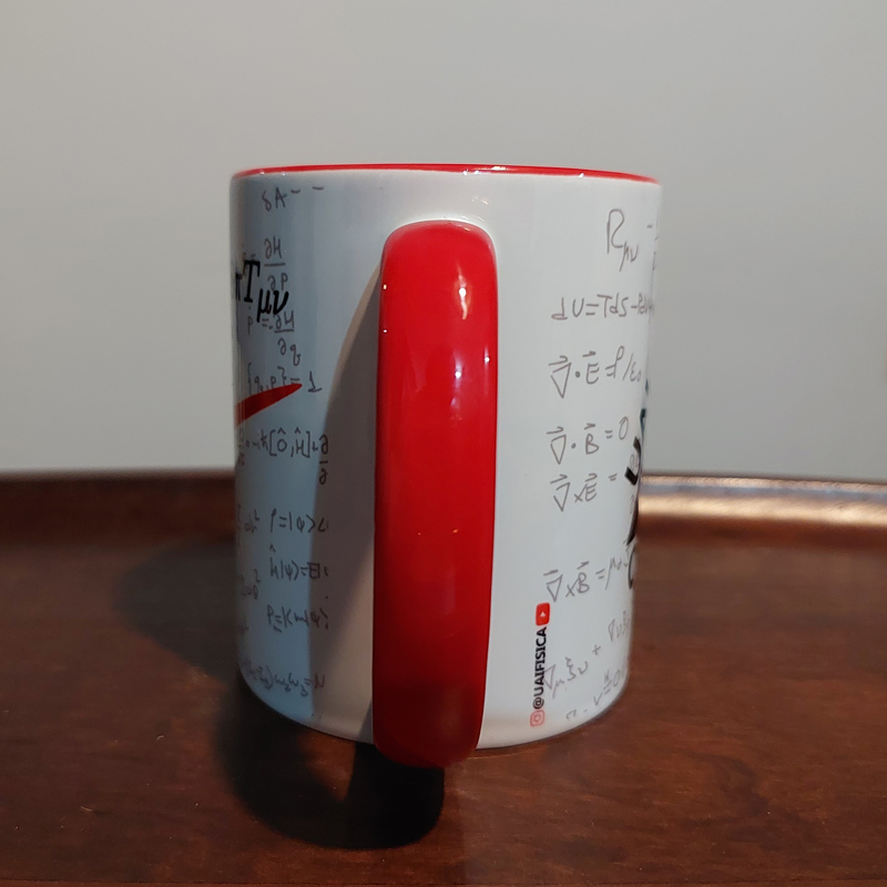 Caneca Buraco Negro vermelha