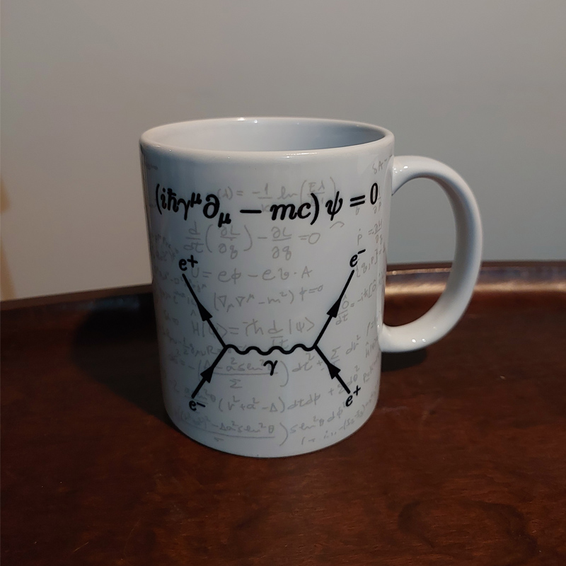 Caneca equação de Dirac