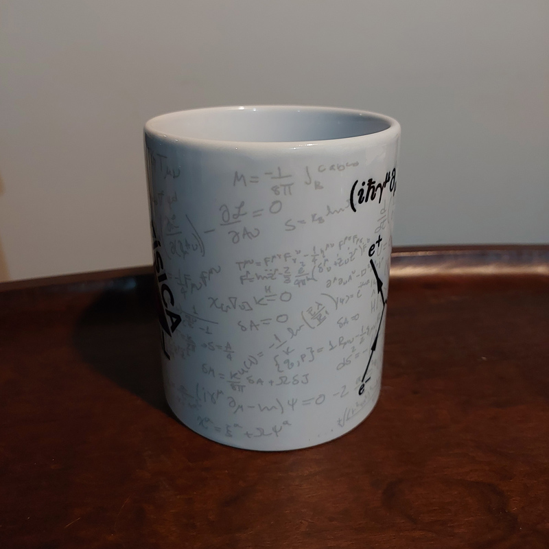 Caneca equação de Dirac
