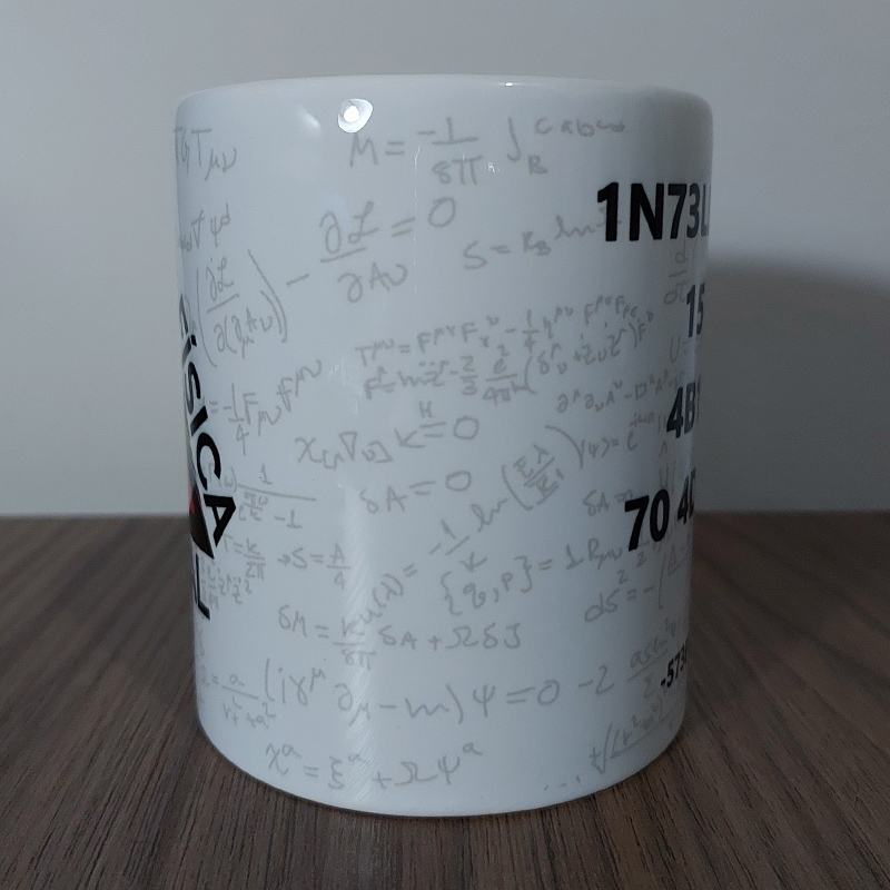 Caneca frase Hawking branca