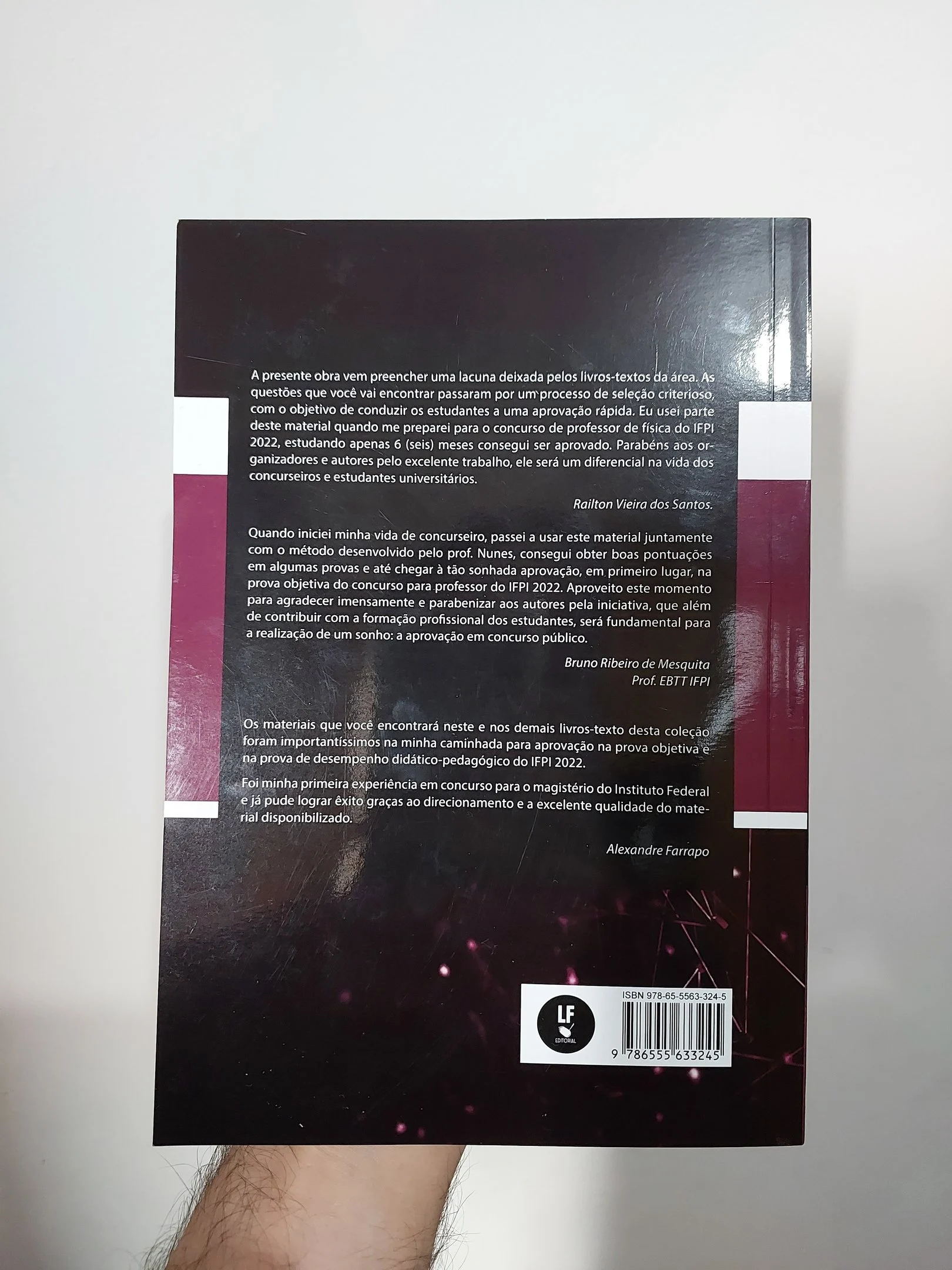 Física para Institutos Federais, Universidades e Concursos: Questões de concursos - Volume 1