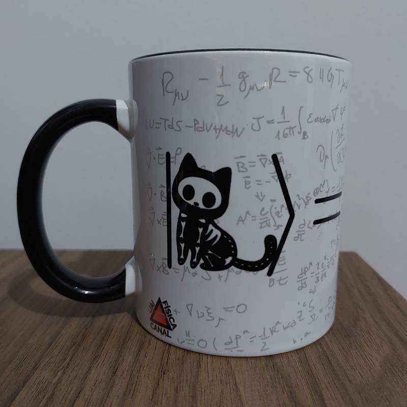 Caneca Gato de Schrödinger