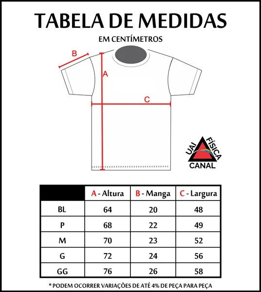 Camisa Lagrangiana Modelo Padrão
