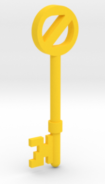 Return to Oz Key (Plastic)