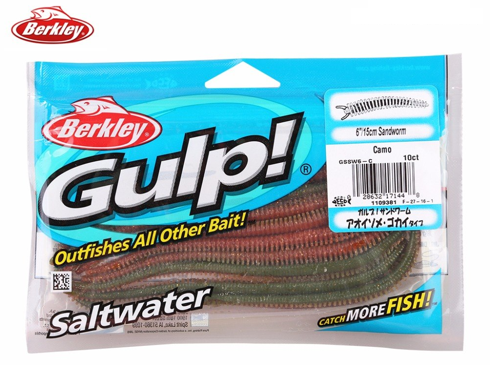 6 inch Gulp Sand Worms