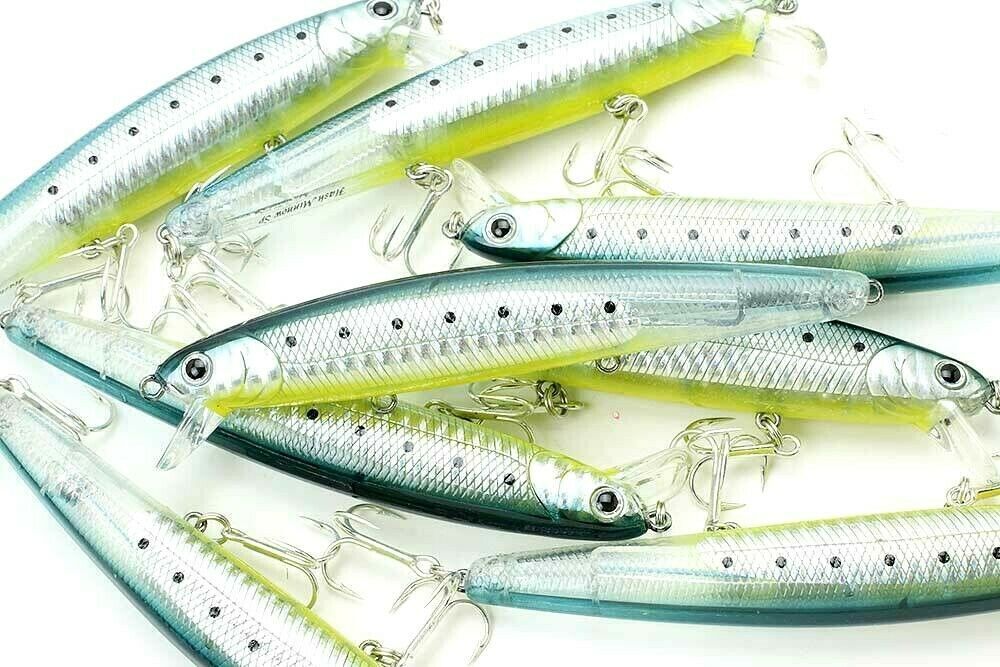 FlashMinnow 110-
727 Super Glow OB Ghost Sardine