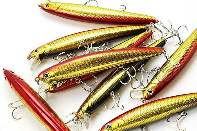 FlashMinnow 110-
768 Red Gold Black