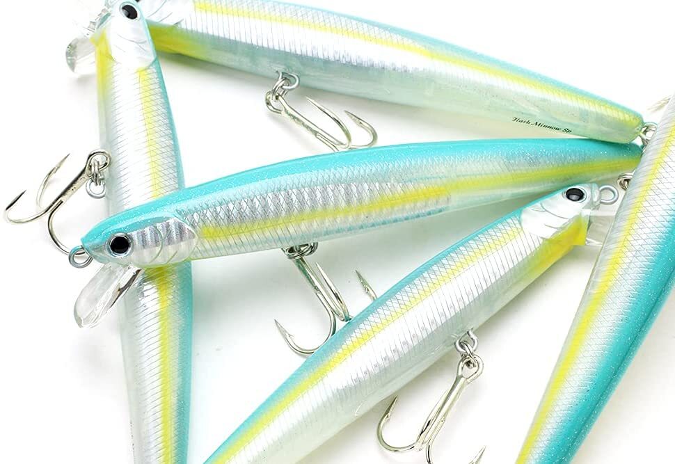 Flashminnow 150SR -
653 Super Glow OB Sexy Smelt