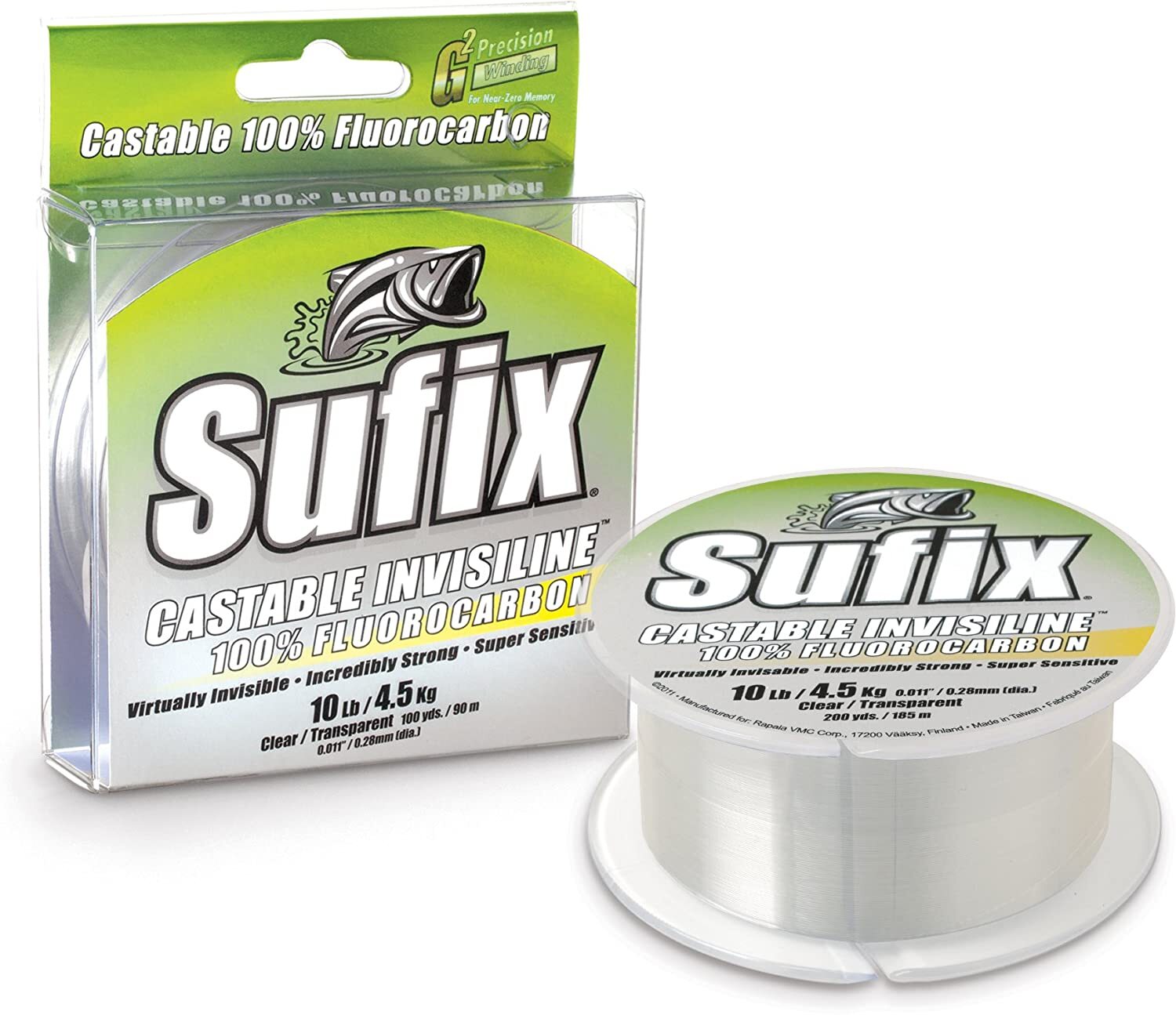 Sufix Invisiline Castable Fluorocarbon Line