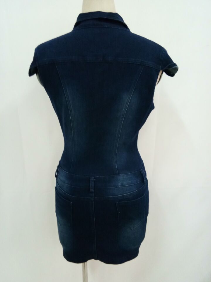 DENIM MINI DRESS