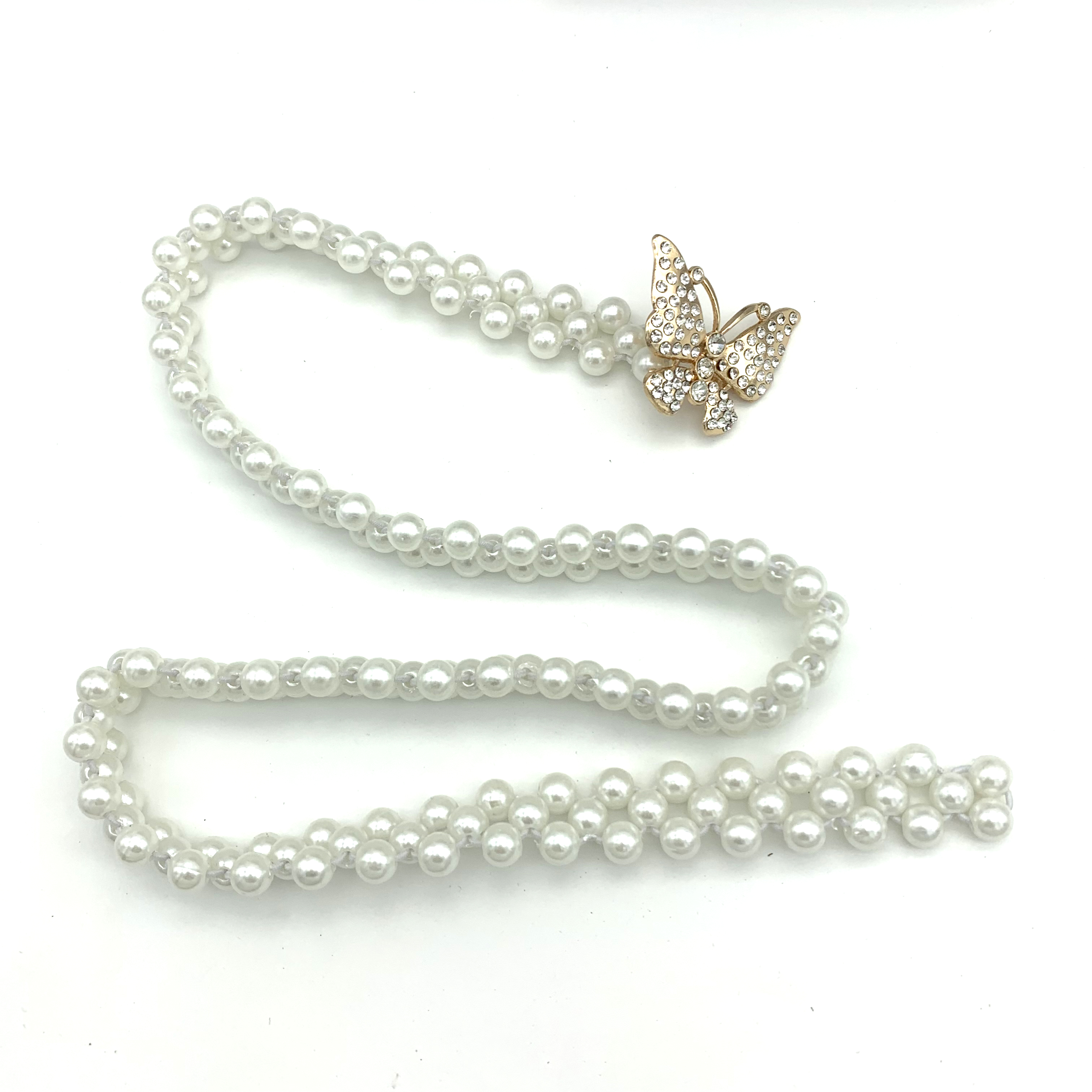 FAUX PEARL WAIST BELTS