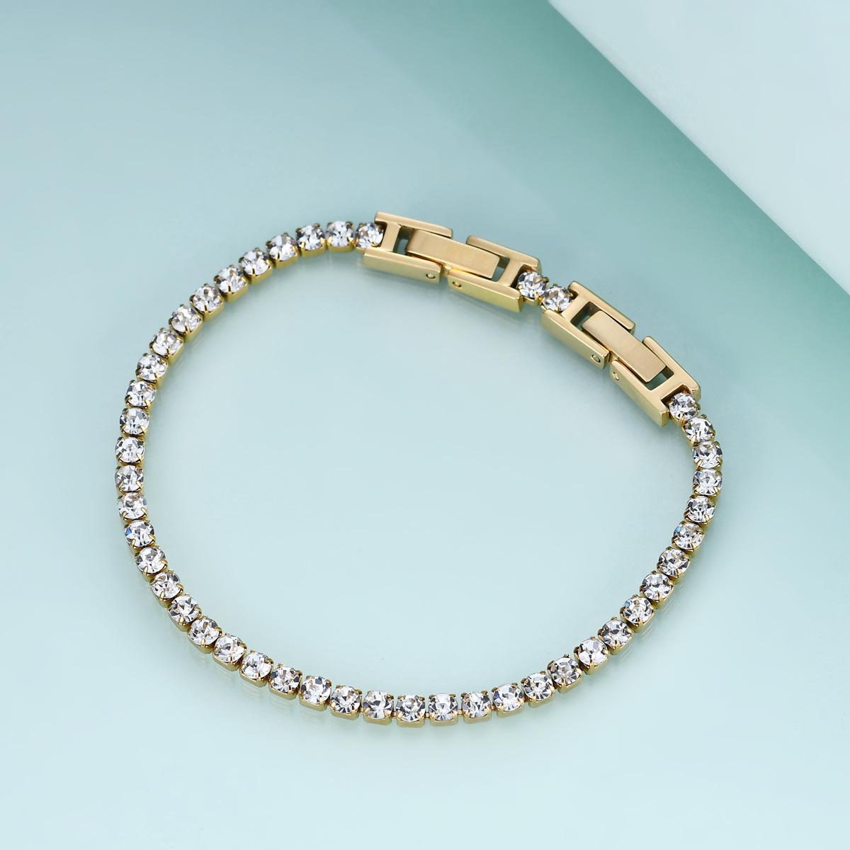 CUBIC ZIRCONIA TENNIS BRACELET
