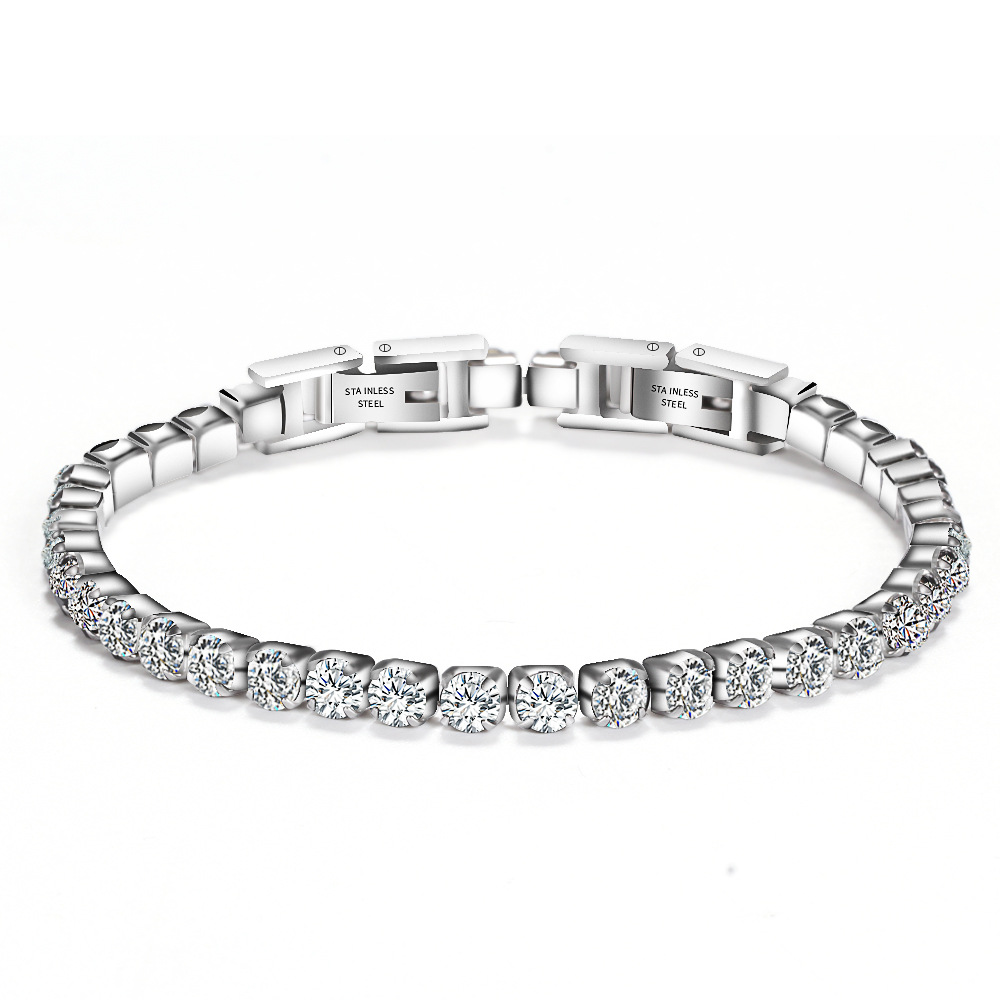 CUBIC ZIRCONIA TENNIS BRACELET