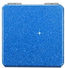 GLITTER LEATHER COMPACT MIRROR