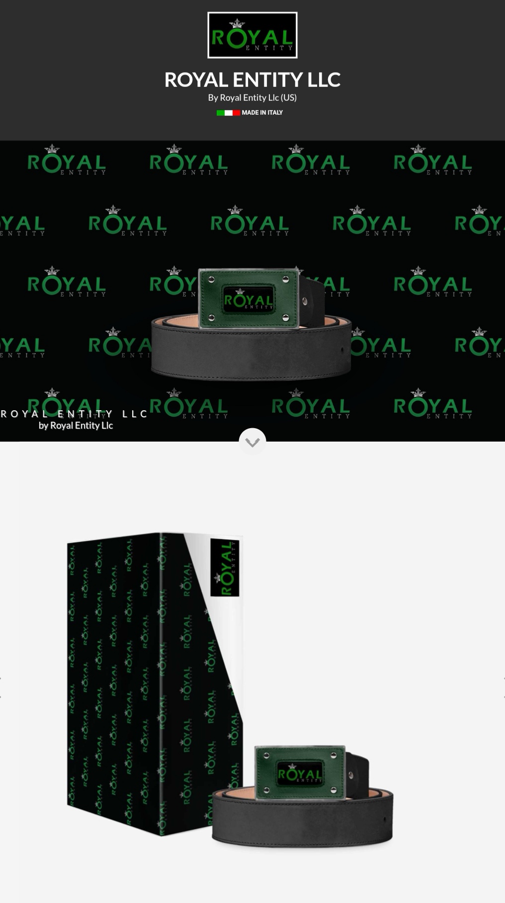 ROYAL ENTITY LUXURY BUCKLE BELT