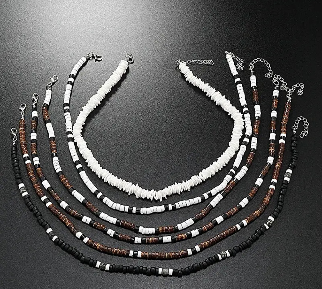 BOHEMIAN COCONUT SHELL NECKLACE 