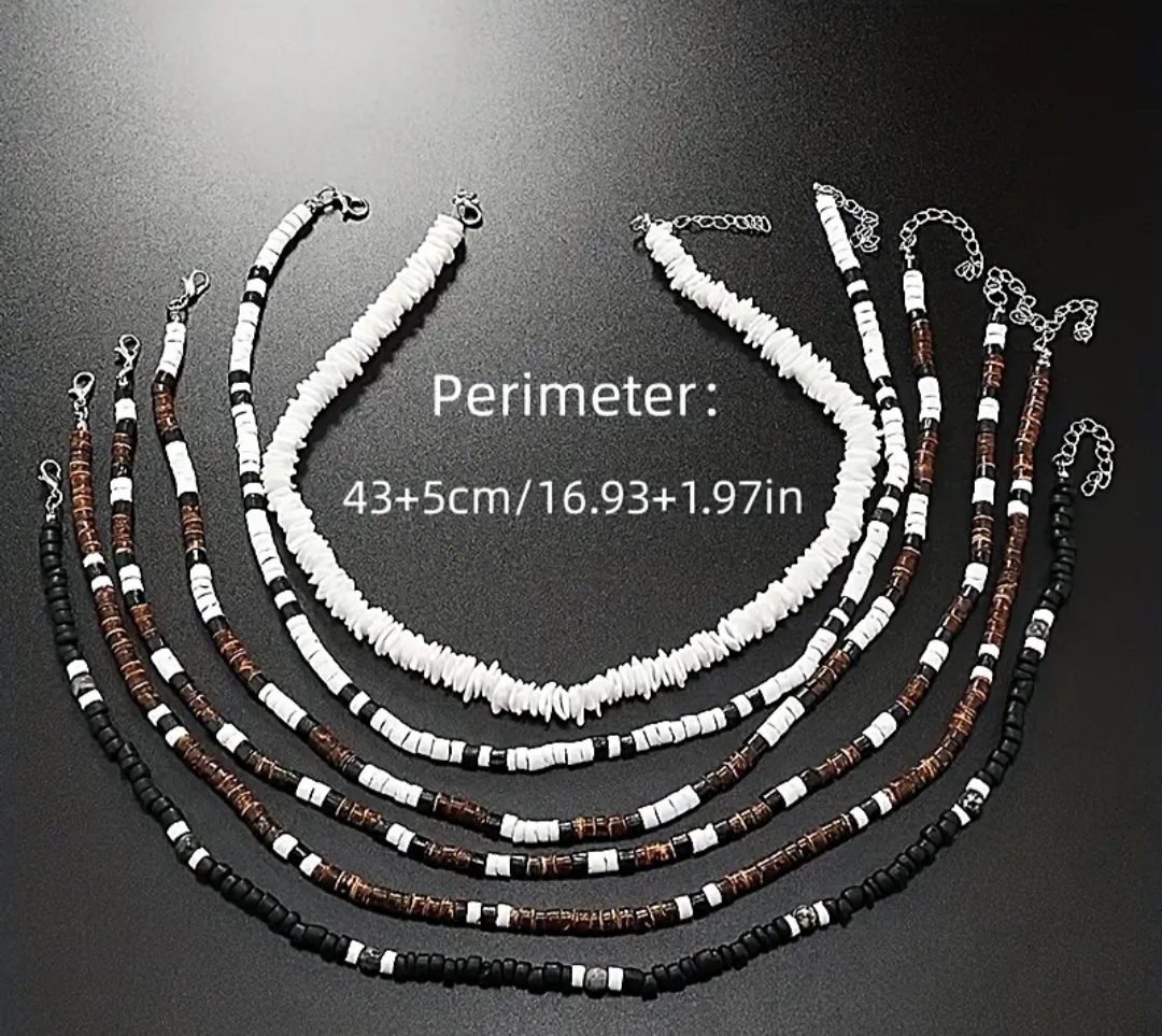 BOHEMIAN COCONUT SHELL NECKLACE 