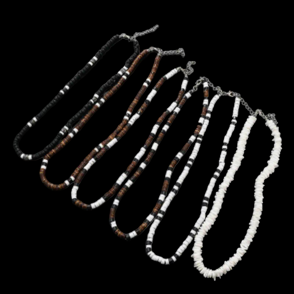 BOHEMIAN COCONUT SHELL NECKLACE 