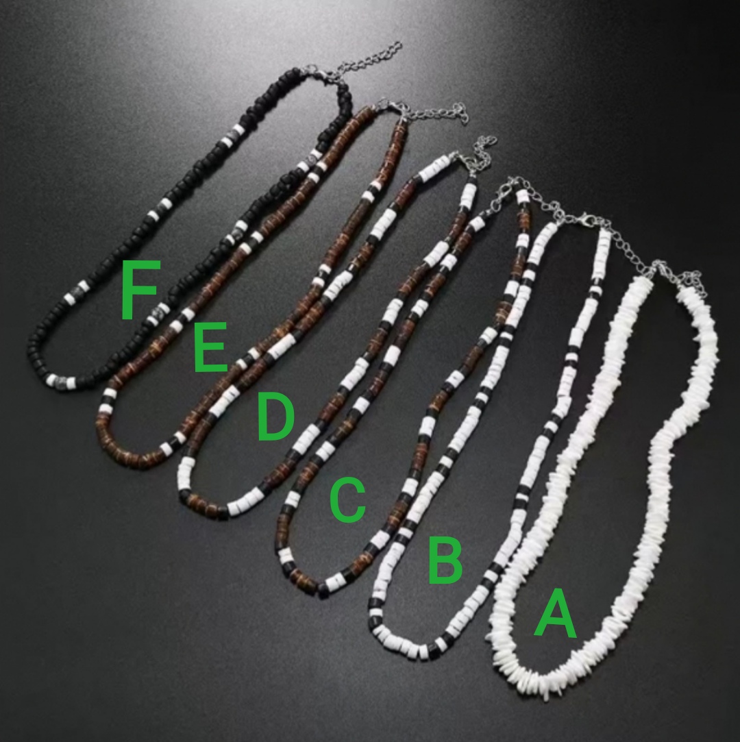 BOHEMIAN COCONUT SHELL NECKLACE 