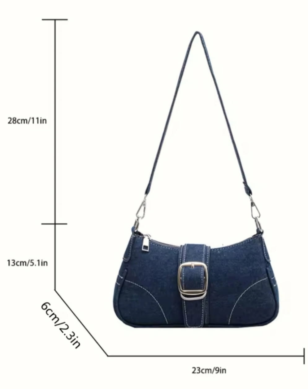 Denim Shoulder Bag