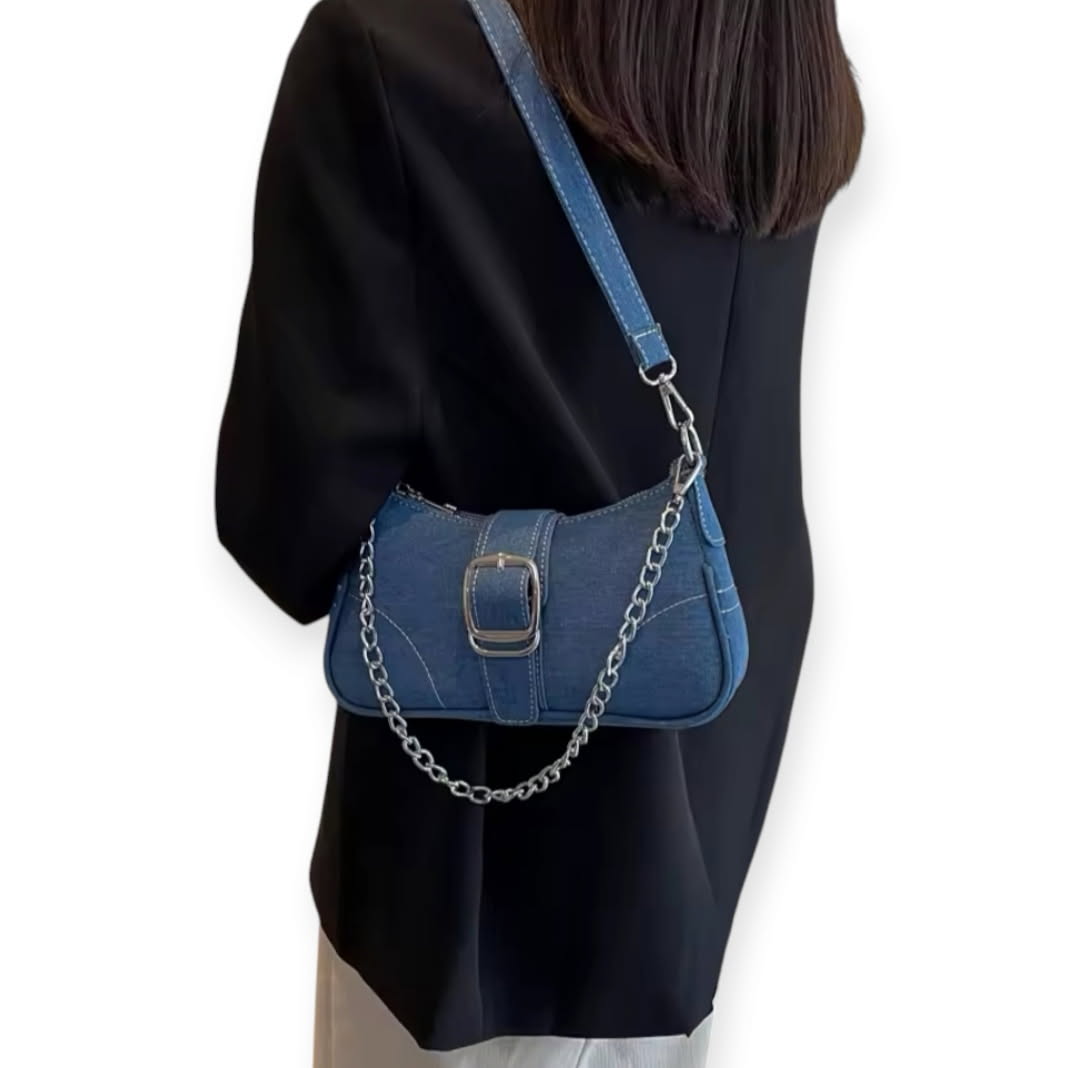 Denim Shoulder Bag