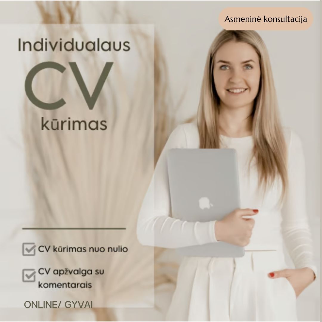 Asmeninis CV kūrimas
