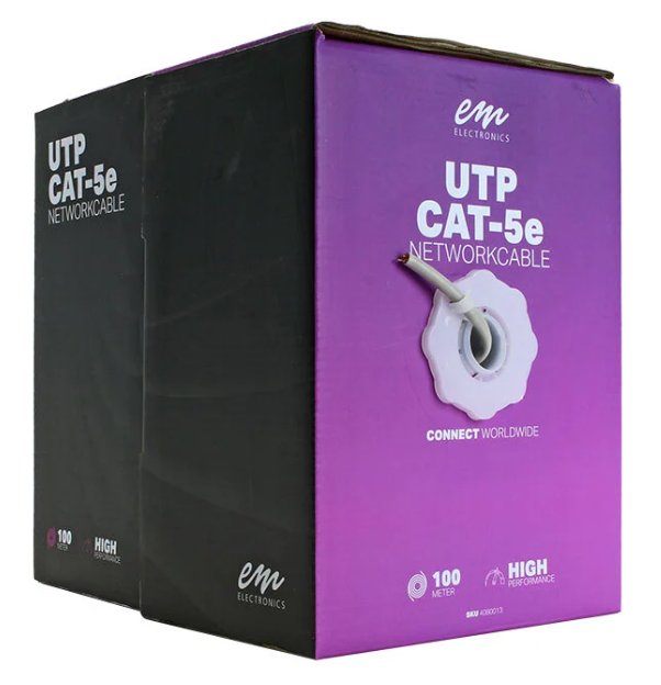 UTP CAT 5e  Solid installatiedraad (ds 100mtr)